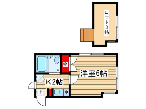 プチメゾン３の物件間取画像